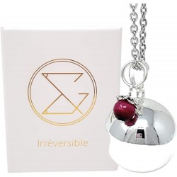 Bola irréversible bijoux oeil du tigre rose