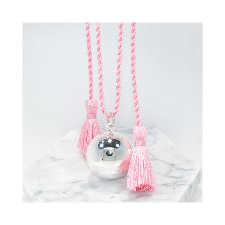 Bola irréversible bijoux cordon torsadé rose Bola irréversible bijoux cordon torsadé rose