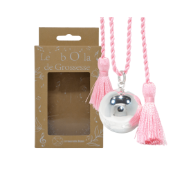 Bola irréversible bijoux cordon torsadé rose