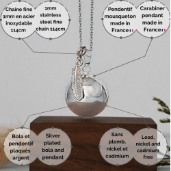 Bola irréversible bijoux India-piuma indiana
