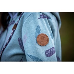 Hoodie Angelwings Federn Minze