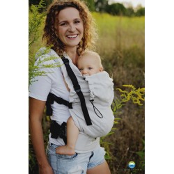 Porte-bébé Little Frog Prime Light Gray - chanvre