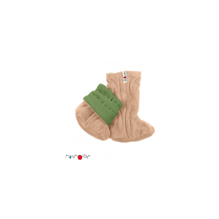 Chaussons ManyMonths ajustables jade green