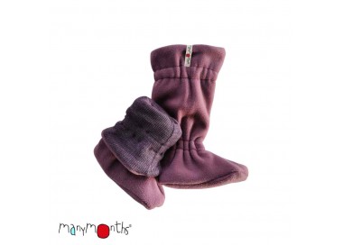 Chaussons ManyMonths ajustables dusty grape
