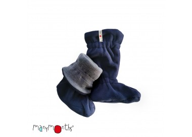 Chaussons ManyMonths ajustables blue mist