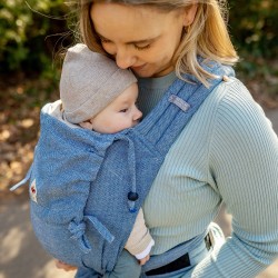 Mysol blue tweed en coton recyclé