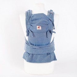 Mysol blue tweed en coton recyclé