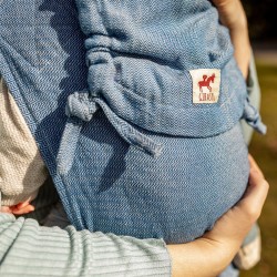 Mysol blue tweed en coton recyclé