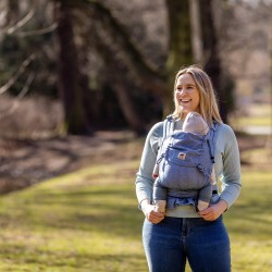 Mysol blue tweed aus recycelter Baumwolle