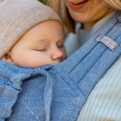 Mysol blue tweed en coton recyclé