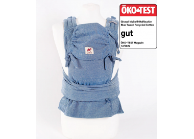 Mysol blue tweed en coton recyclé