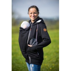 Hoodie Angelwings schwarz