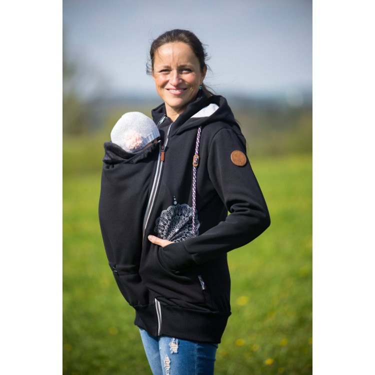 Hoodie Angelwings noir S, L et XL