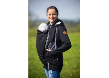 Hoodie Angelwings noir