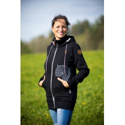 Hoodie Angelwings schwarz