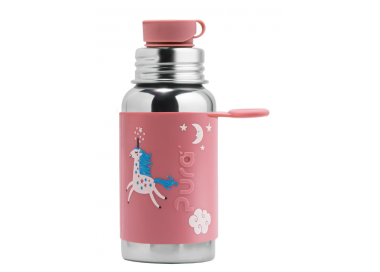 Pura bouteille Sport 550ml licorne rose