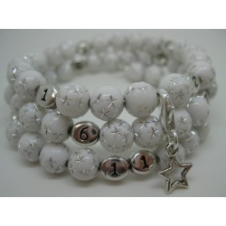 Bracelet Lactobijou white star