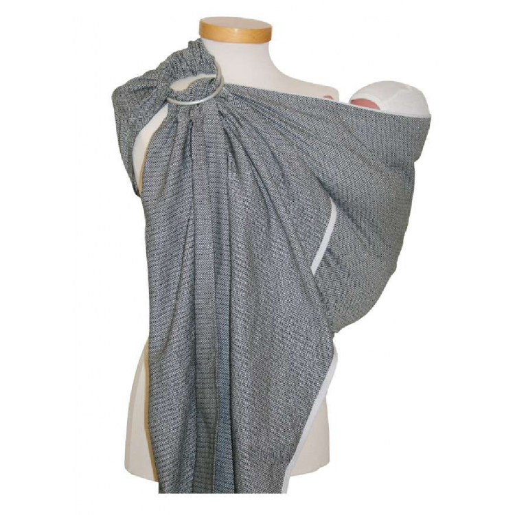 Sling Storchenwiege Leo noir-blanc Sling Storchenwiege Leo noir-blanc
