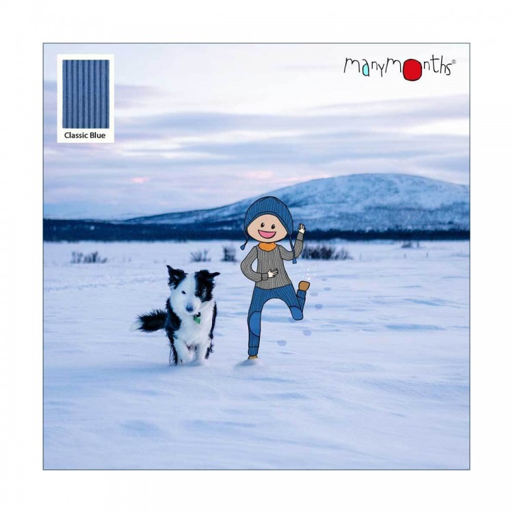 Manymonths Woll-Elefantenmütze classic blue Manymonths Woll-Elefantenmütze classic blue
