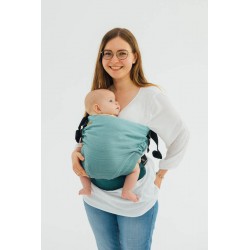 Porte-bébé Lennytwin Little Herringbone Ombre Green