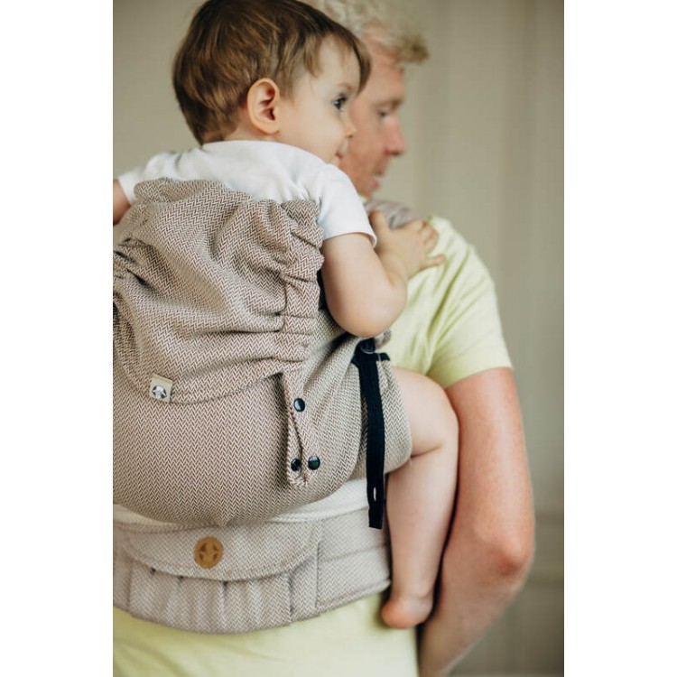 LennyHybrid Half Buckle Preschool Basic Line Almond