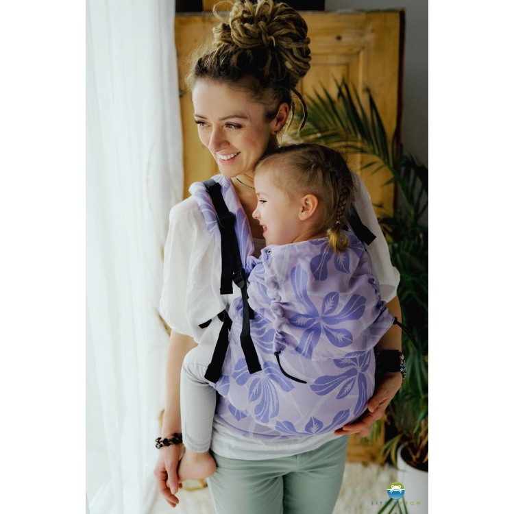Porte-bébé Little Frog XL toddler - preschool lilac flowrora