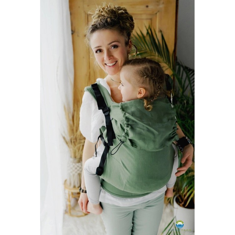Porte-bébé Little Frog XL toddler - preschool amazon rainforest lin