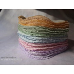 Lingettes lavables rainbow