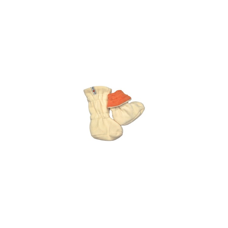Chaussons ManyMonths ajustables tangerine marmalade XS/S