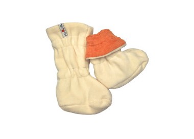 Chaussons ManyMonths ajustables tangerine marmalade XS/S